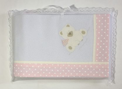 Manta de Malha Ursa Polar Rosa - Image 5