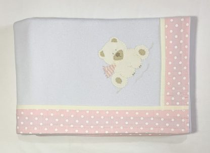 Manta de Malha Ursa Polar Rosa - Image 3
