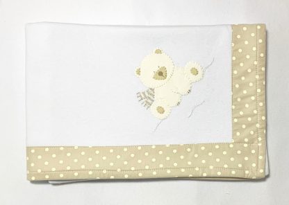 Manta de Malha Urso Polar Bege - Image 3