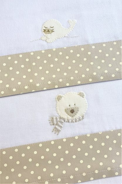 Fralda de Ombro Urso Polar Bege - Image 2