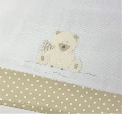 Fralda de Apoio Urso Polar Bege