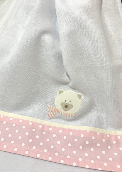 Fralda de Ombro Ursa Polar Rosa - Image 3