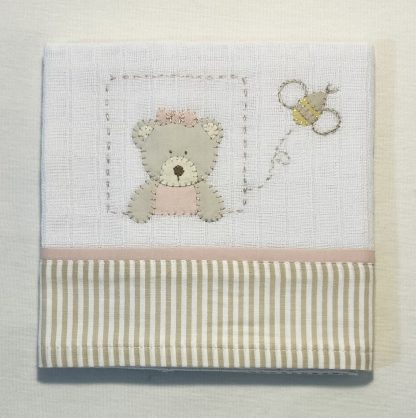 Fralda de Apoio Ursinha Rosa - Image 4