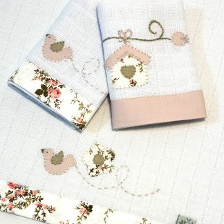 Fraldinhas de Boca com 3 peças Provençal