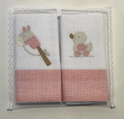 Fraldas de Ombro Brinquedo Rosa - Image 5