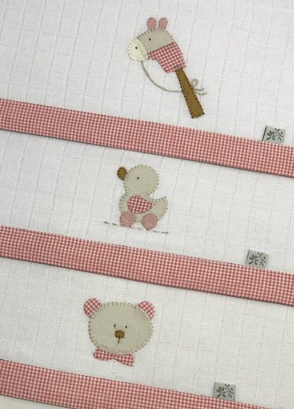 Fraldinhas de Boca com 3 peças Brinquedo Rosa - Image 2