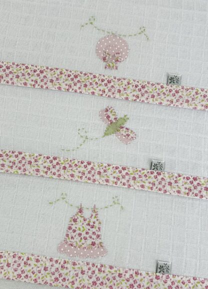 Fraldinhas de Boca Roupinha no Varal Rosa - Image 2