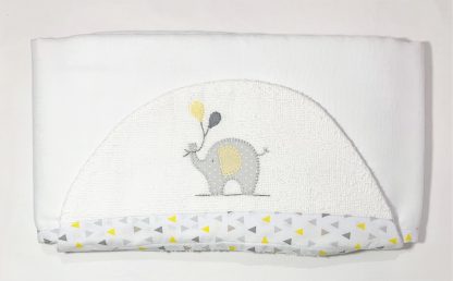 Toalha de Capuz forrada Elefante Amarelo - Image 5