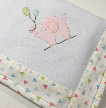 Manta de Malha Elefante Rosa - Image 2