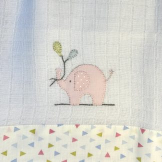 Fralda de Apoio Elefante Rosa