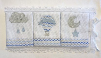 Fraldinhas de boca Balão Azul - Image 4