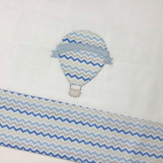 Fralda de Apoio Balão Cinza e Azul