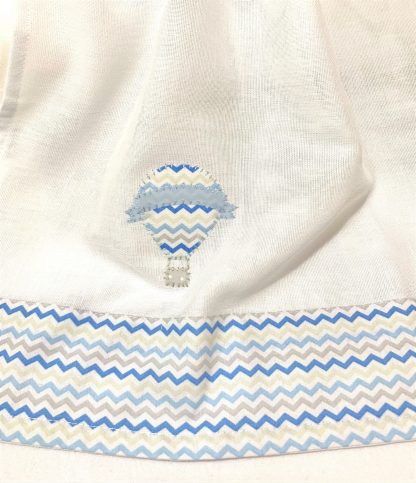 Fraldas de Ombro Balão Azul - Image 4