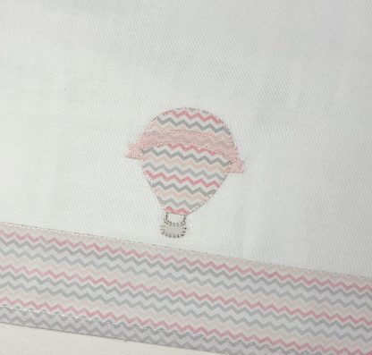 Fralda de Apoio Balão Rosa