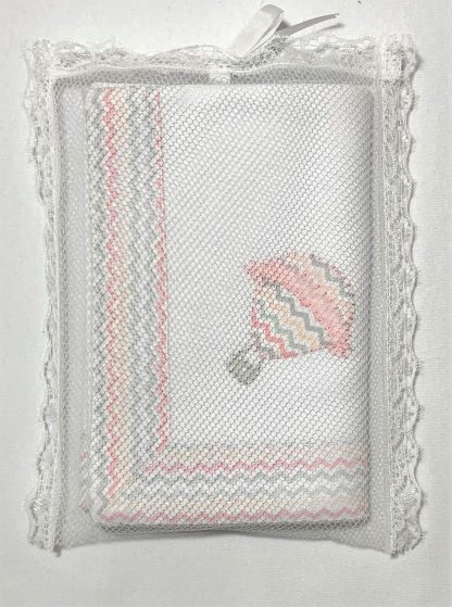 Cueiro de Flanela Balão Rosa - Image 5