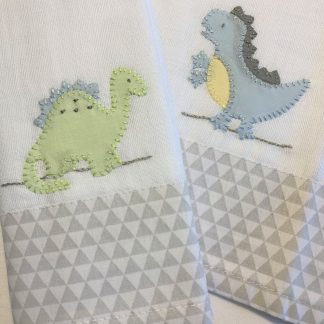Fralda de Ombro 2 peças Dino
