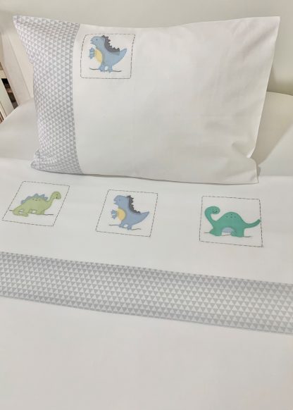 Lençol de Berço com 3 peças Dino - Image 3
