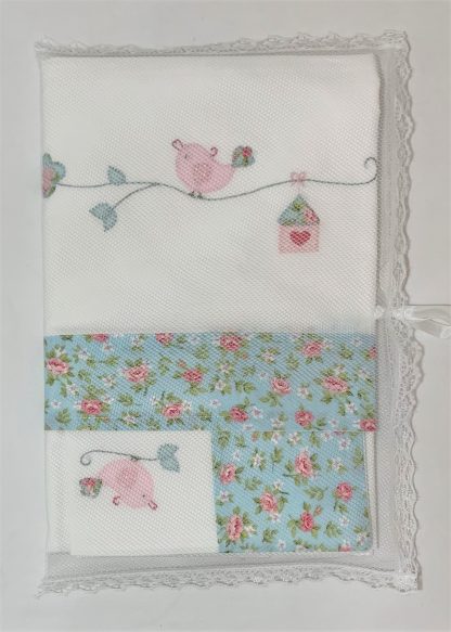 Lençol de Berço com 3 peças Beija-Flor - Image 6