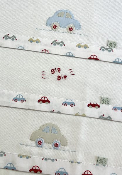 Fraldinhas de Boca com 3 peças Carrinhos Bip Bip - Image 2